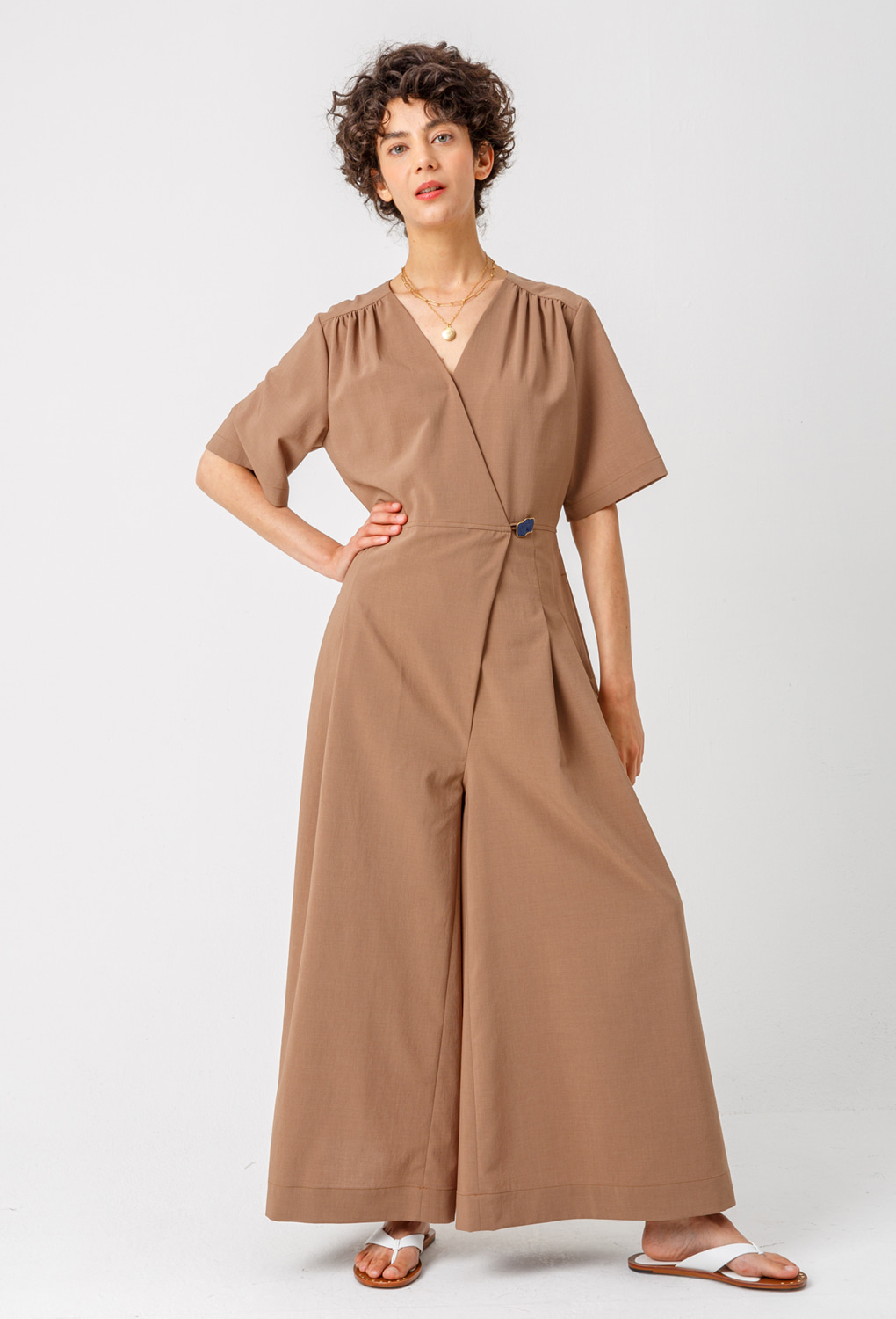 Wrap overall_Brown